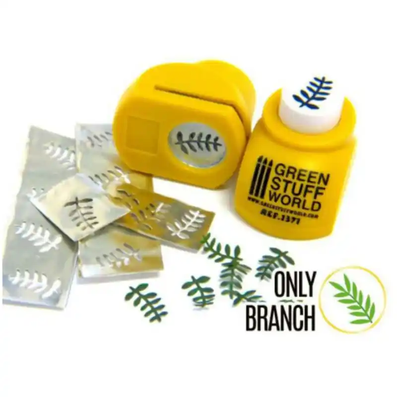 Green Stuff World 1371 Perforatrice Forme Branches - 1/35 Certifié