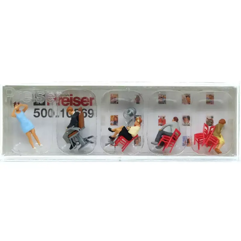 PREISER 10569 Au Salon De Coiffure - HO 1/87 Soldes