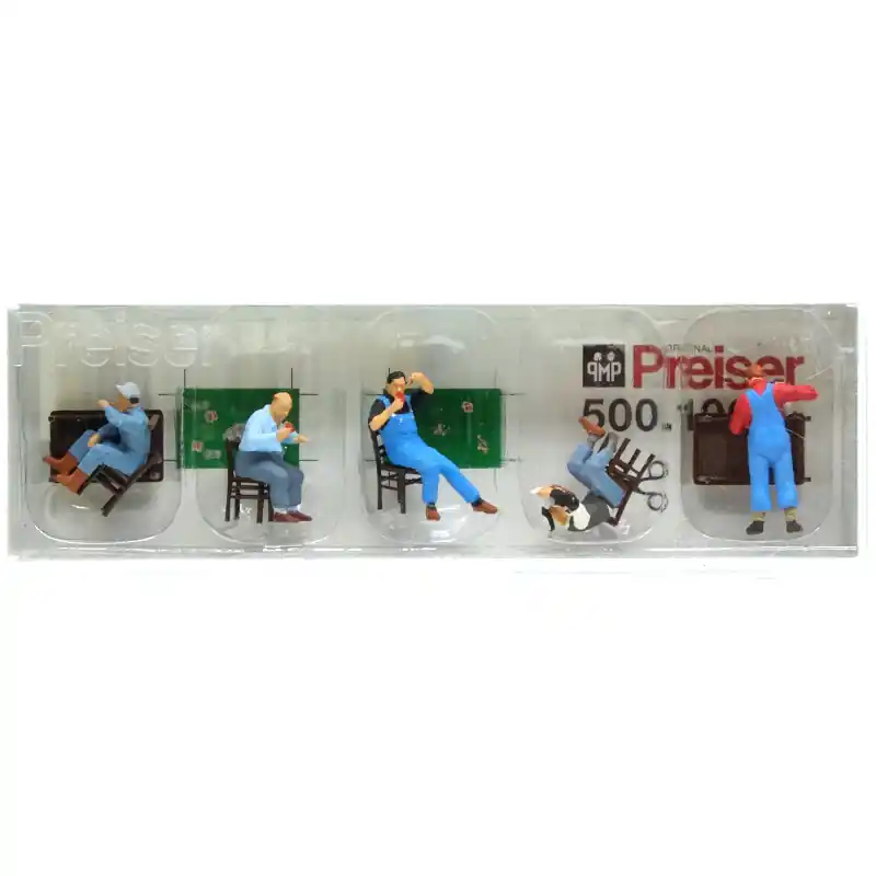 Produit De Marque PREISER 10601 Cheminots En Pause - HO 1/87