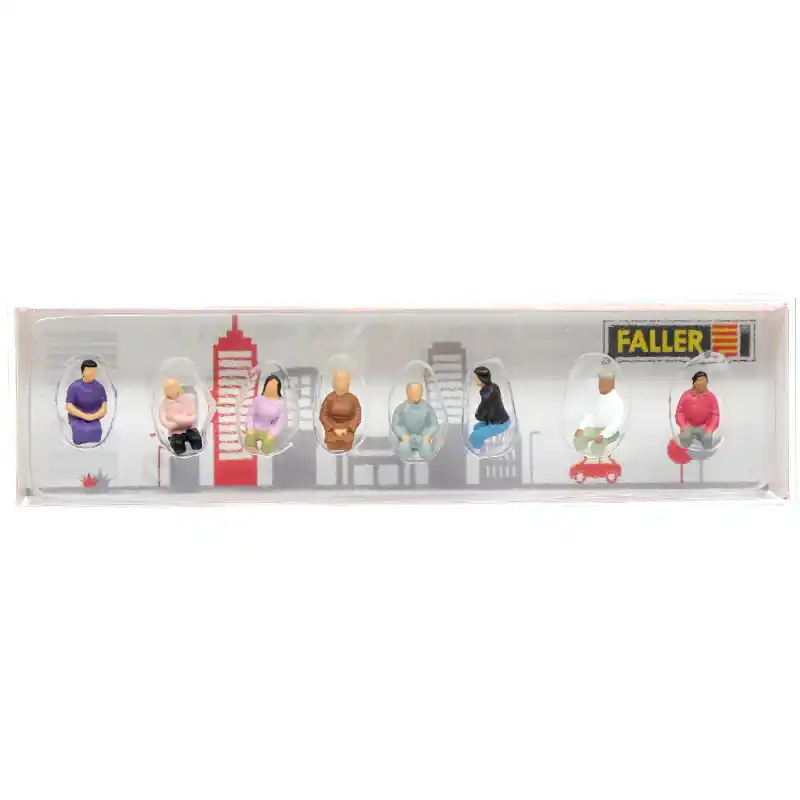FALLER 151700 Personnages Assis, Sans Jambe - HO 1/87 Expédition Rapide