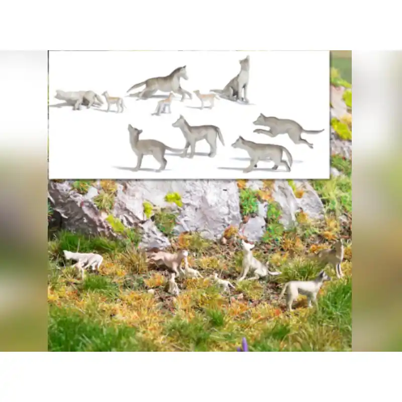 BUSCH 1193 Meute De Loups - HO 1/87 Expédié Aujourd'hui