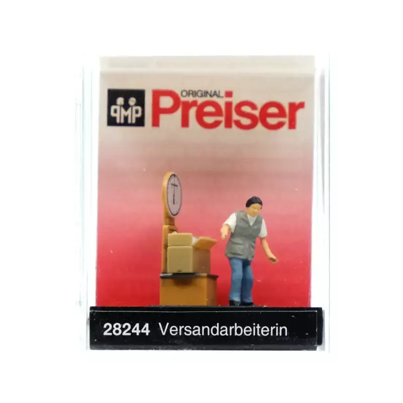 Seulement Aujourd'hui PREISER 28244 Employée Au Service D‘expédition - HO 1/87