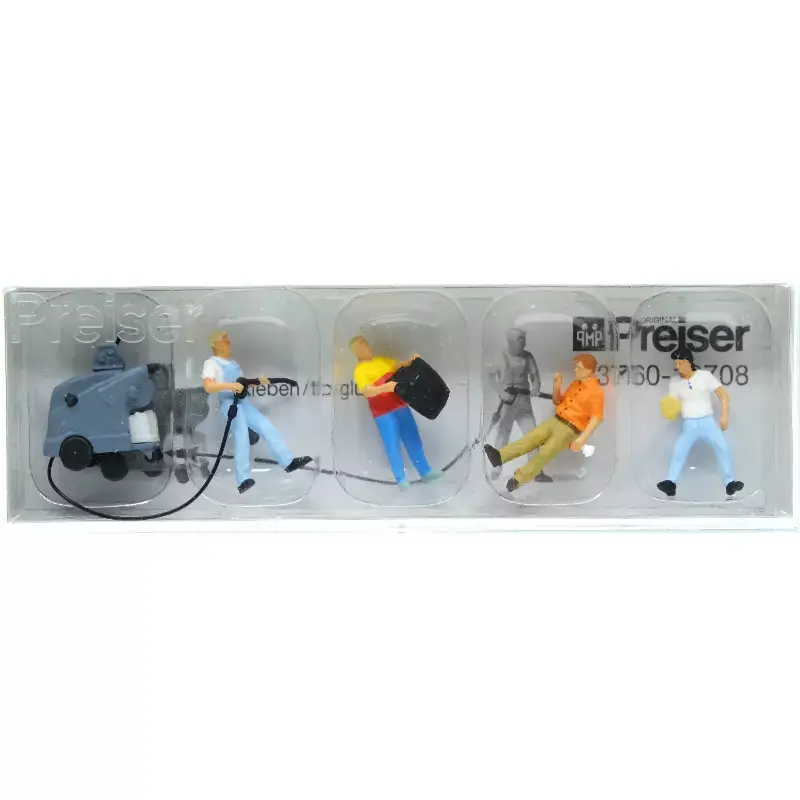 Usine Directe PREISER 10708 A La Station De Lavage - HO 1/87