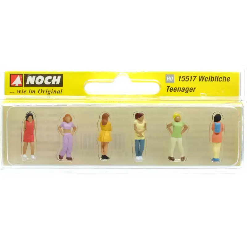 NOCH 15517 6x Adolescentes - HO 1/87 Haute Qualité