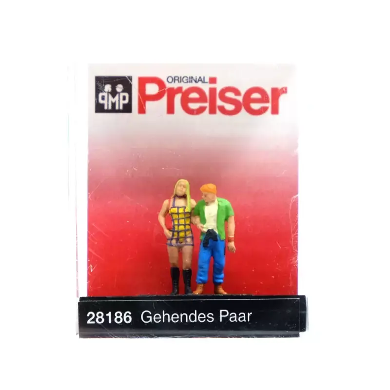 PREISER 28186 Couple Qui Marche - HO 1/87 Super Prix