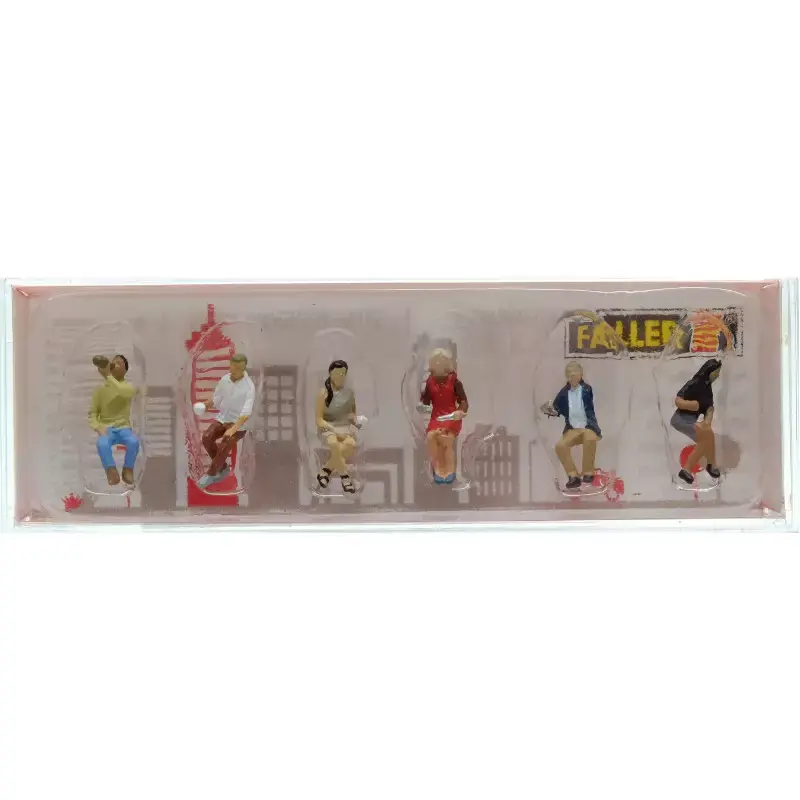 FALLER 151698 Clients De Restaurant Assis - HO 1/87 Commander Vite