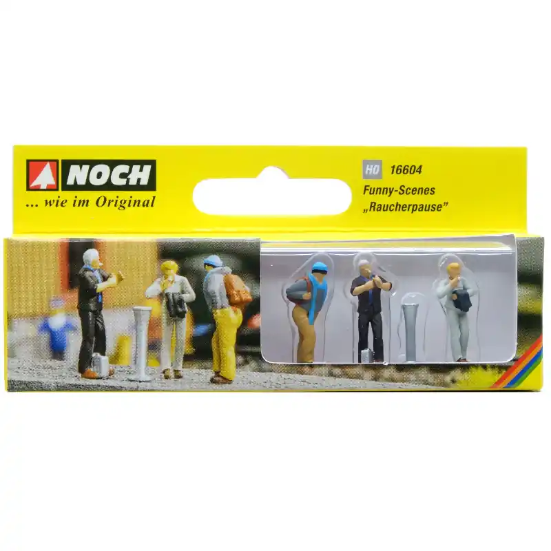 NOCH 16604 Mini Scène "Pause Café" - HO 1/87 Usine Directe