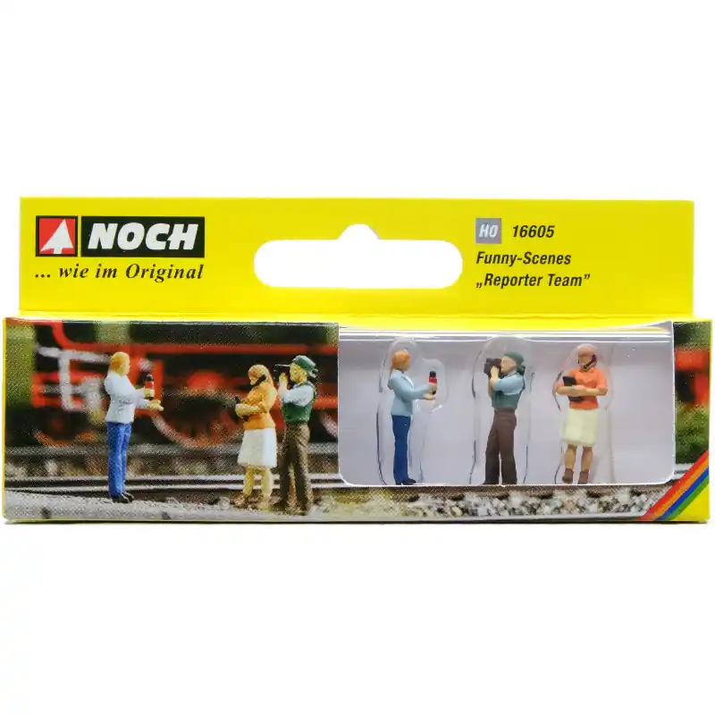 Commander Vite NOCH 16605 Mini Scène "Reporters En Tournage" - HO 1/87