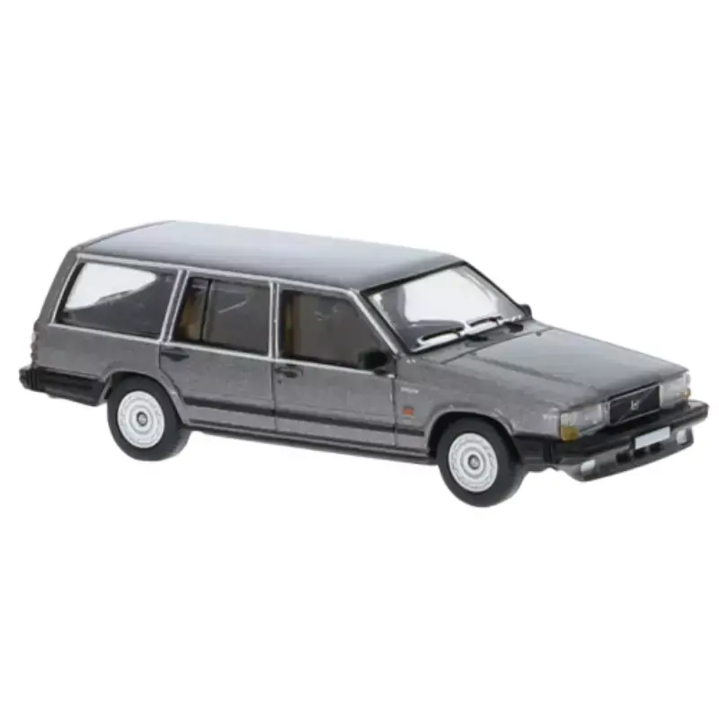 PCX87 0665 Volvo 740 Break 1985 Gris Foncé - HO 1/87 Jusqu'à Épuisement Des Stocks
