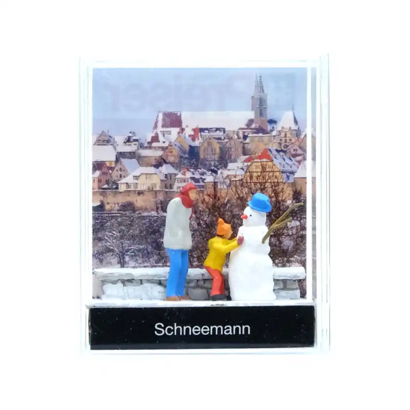 Bon Marché PREISER 99603 Bonhomme De Neige - HO 1/87