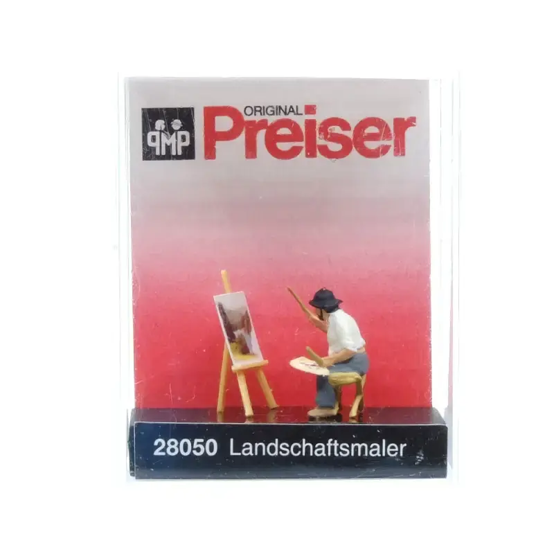 Nouvel Arrivage PREISER 28050 Artiste Peintre - HO 1/87