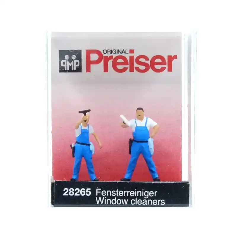 PREISER 28265 Laveurs De Vitre - HO 1/87 Offre Spéciale