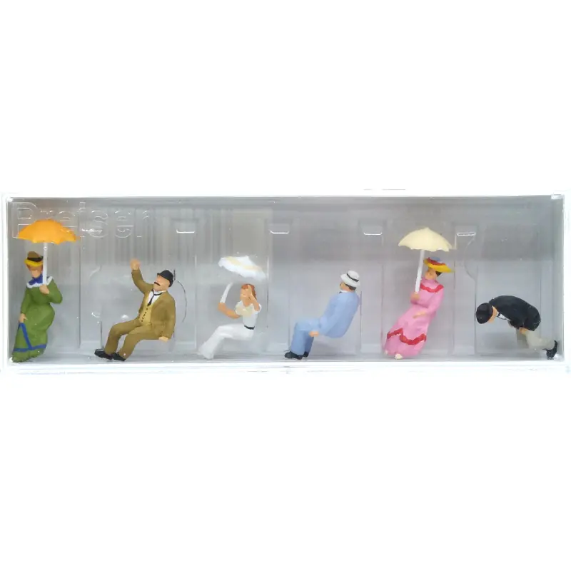 Acheter En Ligne PREISER 12136 Personnages Assis 1900 - HO 1/87