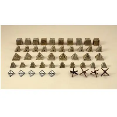Accessoires militaires Obstacles anti-chars - Italeri Commander Maintenant