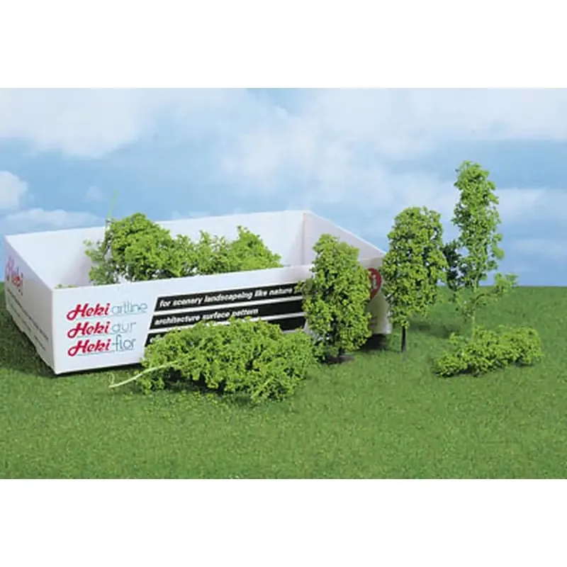 15 Arbres et buissons - Vert clair - HEKI 1631 - Échelle HO / TT / N / Z Promotion