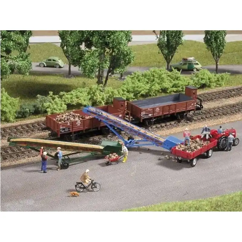 2 convoyeurs à bande - Auhagen 41630 - HO 1/87 Quantité Limitée
