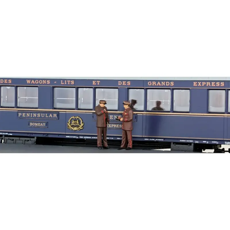 3 agents de bord pour les voitures CIWL - LS Models 89650 - HO 1/87 - Ep IIIbc Pas Cher