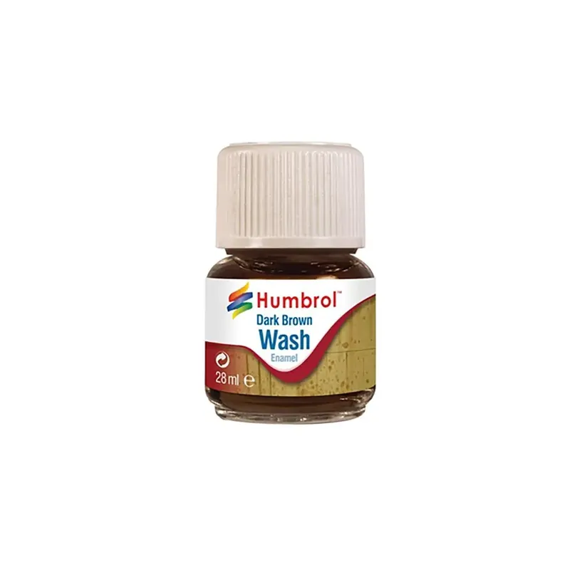 Enamel Wash Marron Foncé - Humbrol HUAV0205 - 28 ML Bon Plan