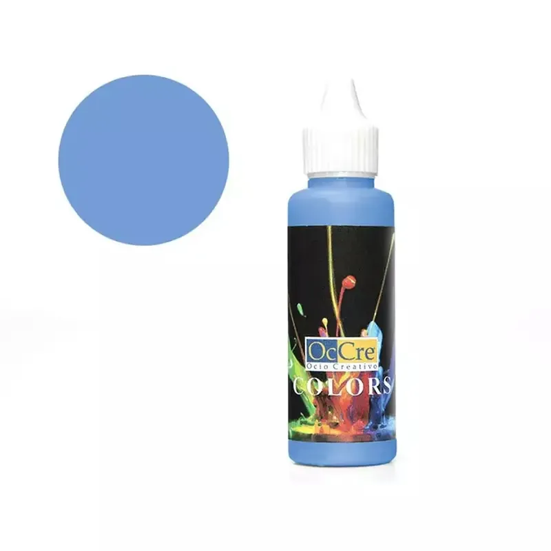 Peinture acrylique bleu moyen 30 ml - Occre 19312 Nouveauté