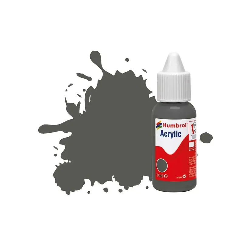 Peinture Acrylique - couleur Gris marin Mat - HUMBROL DB0027 14 mL Vente Directe