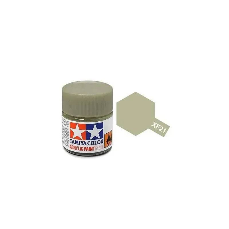 Peinture acrylique en pot - Ciel (vert/gris) MAT XF21 - TAMIYA 81721 - 10 mL Offre Limitée