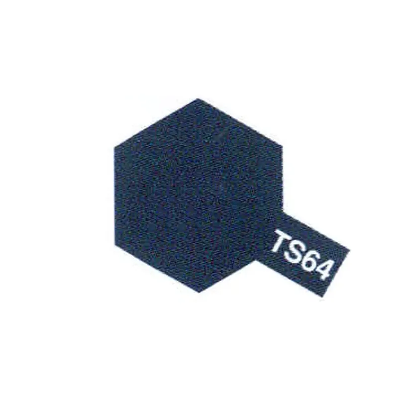 Peinture acrylique en spray - Bleu Mica Foncé Brillant TS-64 - TAMIYA 85064 - 100ml Nouvelle Collection