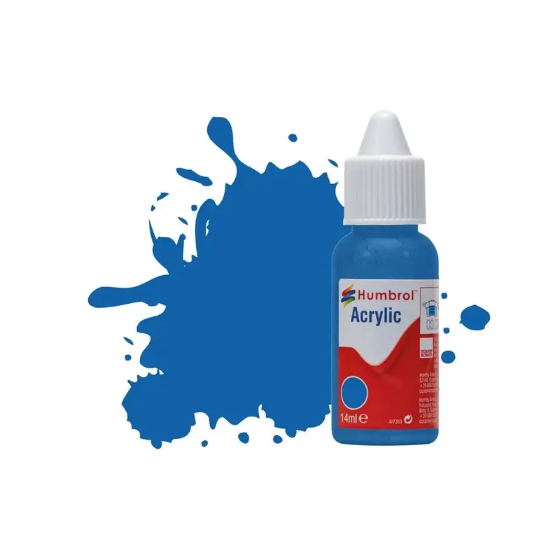 Commander Maintenant Peinture acrylique n°52 - couleur bleu baltique METALLIQUE HUMBROL DB0052 - 14 mL
