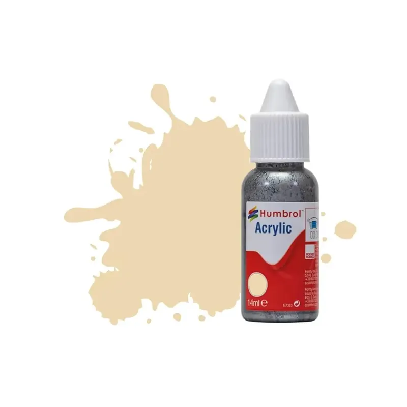 Peinture acrylique n°71 - couleur chêne SATIN HUMBROL DB0071 - 14 mL Quantité Limitée