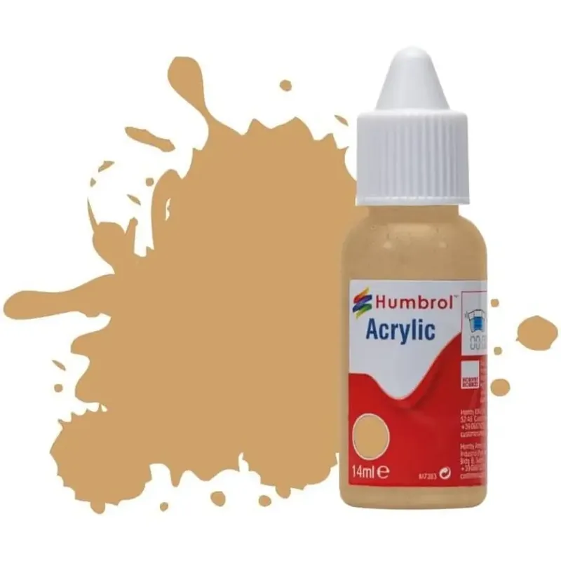 Meilleur Choix Peinture acrylique n°94 - couleur marron jaune MAT HUMBROL DB0094 - 14 mL