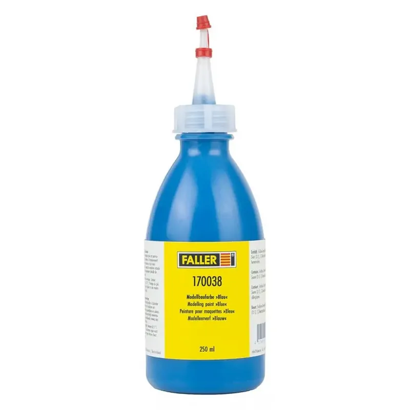 Prix Bas Peinture bleu pour maquette - Faller 170038 - 250ml
