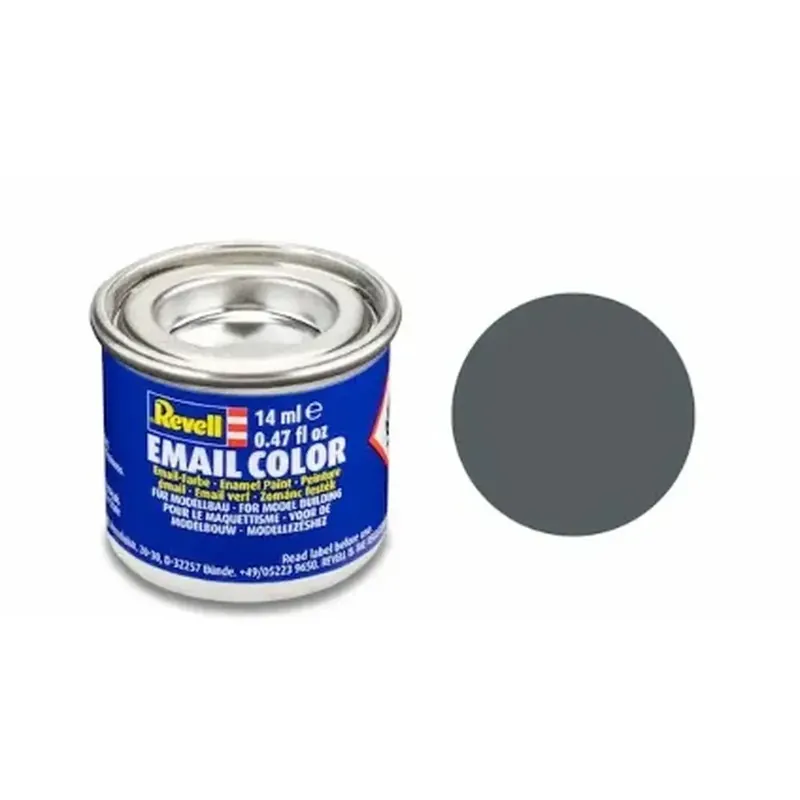Marque Peinture Émaillée Gris Poussiéreux Mat RAL 7012, 14ml - Revell 32177