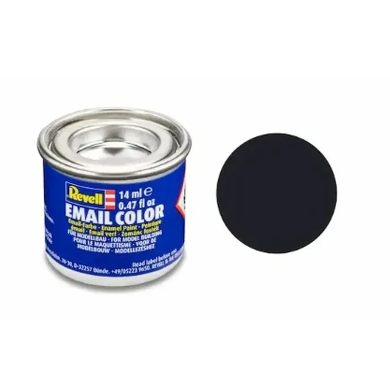 Prix Réduit Peinture Émaillée Noir Mat RAL 9011, 14ml - Revell 32108