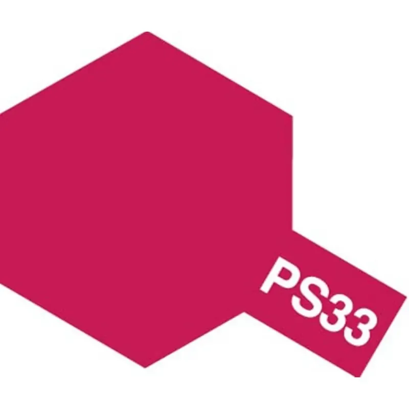 Retour Gratuit PS-33 Rouge Cerise – Finition Éclatante pour Carrosseries en Lexan - TAMIYA 86033 - 100ML