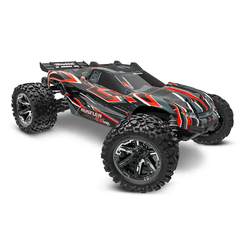 Bon Marché Rustler 4x4 HD VXL 3S Clipless TSM RTR - Traxxas 67376-4-RED - 1/10