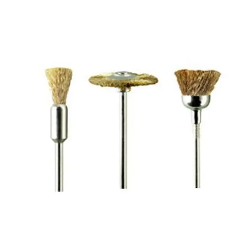 Prix Réduit Set de 3 brosses en laiton - PG Mini 4070 - 5, 12 et 21mm de diamètre