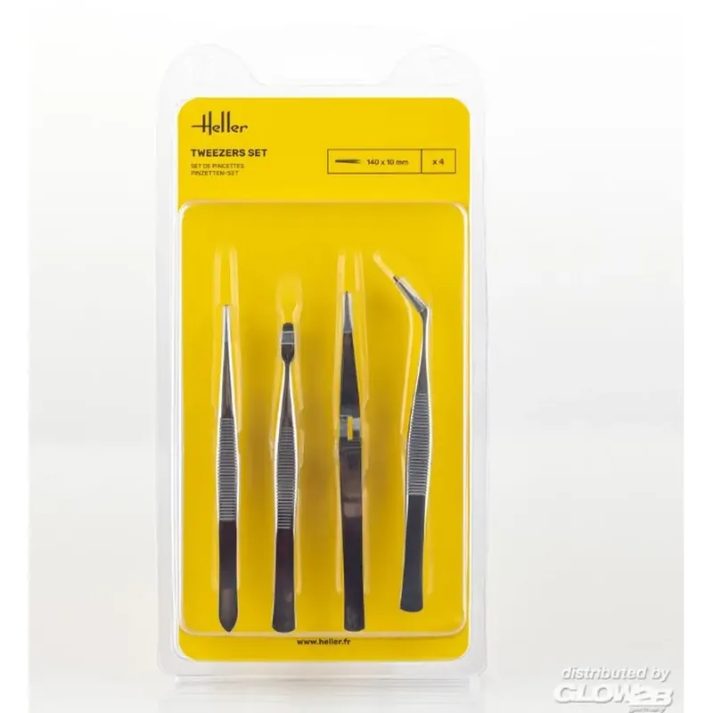 Set de pinces à épiler - HELLER 99023 Promotion