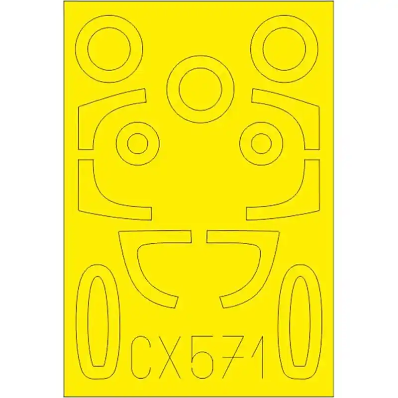 Commander Vite EDUARD CX571 MASK HEINKEL HE 162A SPECIAL HOBBY 1/72