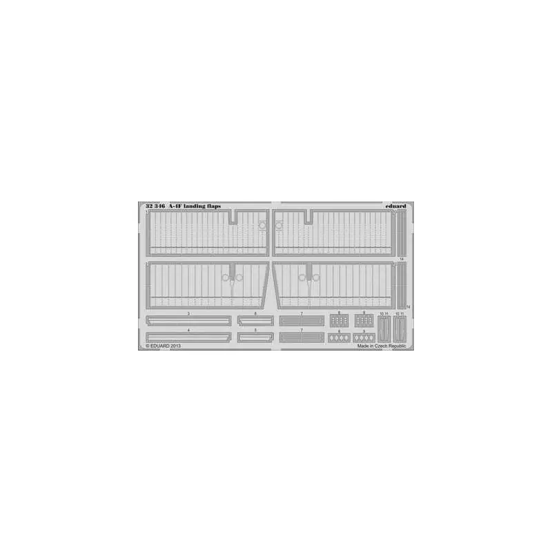 EDUARD 32346 A-4F LANDING FLAPS (TRUMPETER) 1/32 Prix Cassé