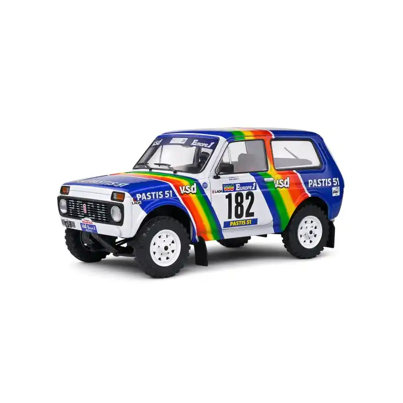 SOLIDO 1807305 MINIATURE LADA NIVA WHITE N182 JABOUILLE/SARDOU PARIS-DAKAR 1984 1/18 Meilleur Choix