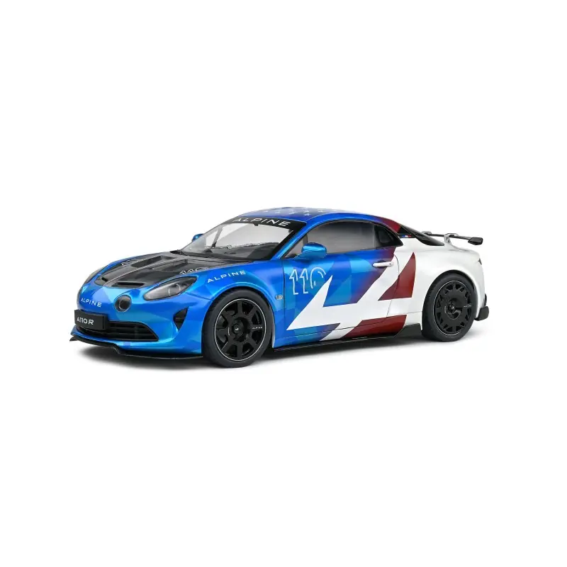 SOLIDO 1801627 MINIATURE ALPINE A110 RADICALE BLUE 2023 1/18 Retour Gratuit