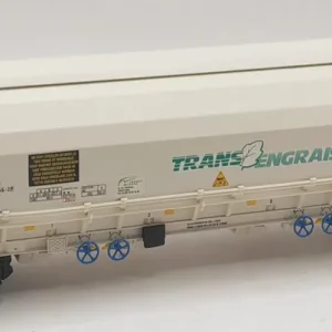 WAGON TRÉMIE TAPPS BLANC VOLANTS DE FREINS BLEUS SNCF Authentique