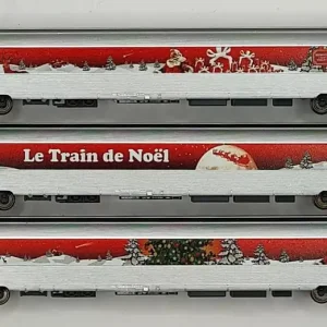 *SOLDES* - ENSEMBLE DE 3 VOITURES COCA COLA LE TRAIN DE NOEL SNCF Seulement Aujourd'hui