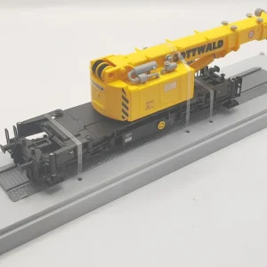 *SOLDES* - WAGON GRUE TELESCOPIQUE GOTTWALD SUR RAILS Remise
