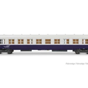VOITURE DE CANTONNEMENT TYPE DEV AO LIVREE BLEUE ET BLANCHE SNCF - (A RESERVER) Expédition Rapide