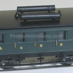 Nouvel Arrivage *SOLDES* - VOITURE VOYAGEUR C5 2 ESSIEUX ‘ ‘1882 ‘ ‘ GUERITE LATERALE 3EME CLASSE PLM KIT FINIR A MONTER