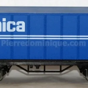 *SOLDES* - WAGON PORTE CONTAINER KONICA Bon Marché