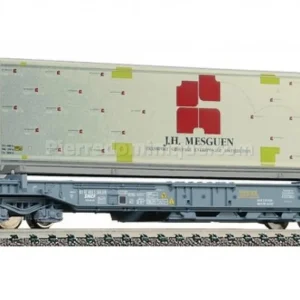 Vente Directe *SOLDES* - WAGON PORTE CONTENEUR POCHE J.H. MESGUEN SNCF