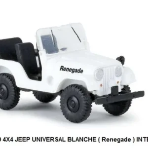 *SOLDES* - 4X4 JEEP UNIVERSAL BLANCHE ( Renegade ) INTERIEUR NOIRE Soldes