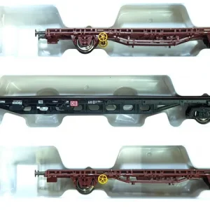*SOLDES* - ENSEMBLE DE 3 WAGONS PLAT DB Vente Directe