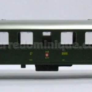 *SOLDES* - VOITURE VOYAGEUR SBB CFF 3 EME CLASSE N°8809 Jusqu'à Épuisement Des Stocks